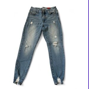 🌹Celebrity Pink Juniors” The Rider" Distressed Mid-Rise Ankle Jeans